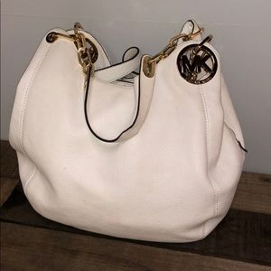 White Michael Kors purse